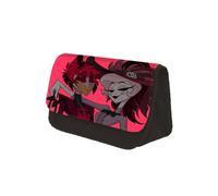 OSRDFV Hazbin Hotel Anime Estuche Impreso Alastor/Angel Dust Dibujos Animados Doble Capa Pen Case Creative Estudiante Stationery Schoolbag Accesorios, Tipo 6, 22*7.5*13cm