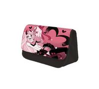 OSRDFV Hazbin Hotel Anime Estuche Impreso Alastor/Angel Dust Dibujos Animados Doble Capa Pen Case Creative Estudiante Stationery Schoolbag Accesorios, Type8, 22*7.5*13cm