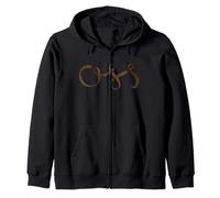 OSS BJJ Brown Belt Art - Diseño de estilo de vida Jiu Jitsu Sudadera con Capucha
