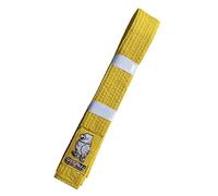OSS Combat Sports BJJ - Cinturón infantil aprobado por la IBJJF, 100% algodón, ligero, diseño duradero, listo para competición, perfecto para jóvenes practicantes brasileños de Jiu-Jitsu., amarillo,