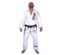 OSS Combat Sports BJJ Gi - Kimono brasileño de Jiu Jitsu - Jujitsu Gi - Collar Resistente a roturas - Manga Reforzada y diseño cómodo - BJJ Gi A2 Blanco