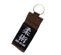 OSS Combat Sports BJJ - Llavero Jiujitsu para Jiu Jitsu brasileño MMA Gear All Belt Rankings Gift Key Chain, marrón, 10 cm