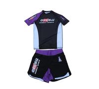 OSS Sports BJJ - Pantalones cortos de compresión para hombre, sin GI, MMA, con bolsillos, doble capa, secado rápido, juego de clasificación BJJ, 2 piezas, BJJ Jiu Jitsu - Kit de agarre sin GI,