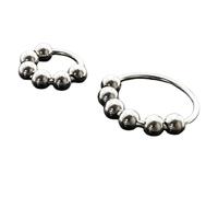 OSSDJWVVV Anillo de pene SM Ball de 5 tamaños, anillo de acero inoxidable for glande, anillos for pene, anillo for testículos, joyería íntima for hombres, juguetes sexuales for parejas.(35mm)