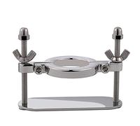 OSSDJWVVV Exprimidor de testículos de acero inoxidable,extensor de testículos, prensa de testículos SM extensor erótico CBT for hombres, juguete sexual for parejas(Hodenquetscher/A)