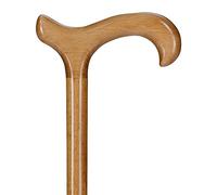 ossenberg 42 Bastón en naturhell de madera de haya con mango de Derby,