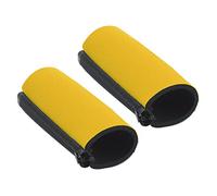 Ossenberg Almohadillas de neopreno cómodas para muletas con cremallera, color amarillo