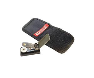Ossenberg Easy YKLICK - Soporte para bastones y ayudas para bastones y ayudantes - Soporte para muleta para bastones y ayudas de movilidad - Sistema de 2 imanes - Fabricado en Alemania - Negro