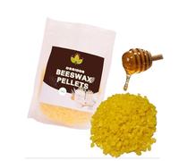 Ossidde Cera de Abeja, Cera de Abeja para Hacer Velas, Pellets de Cera de Abeja Orgánica para Hacer Pintalabios Caseros(200G/1KG) (Amarilla 1000G/2.2LB)