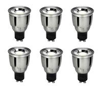 Ossun 6 bombillas LED GU10 de cuello largo de 76 mm, bombillas LED de 9 W, blanco frío 6000 K, bombillas LED GU10 superbrillantes de bajo consumo, equivalente a bombillas halógenas de 80 W, 720 lm