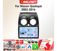 Hizpo-Radio Multimedia con GPS para coche, autorradio con Android, 8G + 128, IA, voz, 4G, 2DIN, Carplay, para Nissan Qashqai J10, 2006, 2007, 2008-2013 QS8