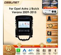 Ossuret 9,7 "Carplay para Opel Astra J Buick Verano 2009- 2015 Android 14 Radio de coche reproductor Multimedia GPS Navi estéreo 4G BT 2 Din S4