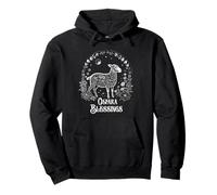 Ostara Blessings Pagan Spring Lamb Floral Moon Ostara Sudadera con Capucha