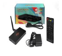 Ostark ostark as7 pro dvb s2 s2x satellite receiver, t2mi, h.265 scart stalker rj45 usb wifi included youtube, xtream, stalker