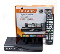 Ostark Receptor Satélite DVB-S2X HD HEVC/H.265, con WiFi USB, PVR Grabador, 5000 Canales, Soporte IPTV/YouTube, DiSEqC 1.2, Unicable, EPG 7 Días, Control Parental - Decodificador TDT Satélite Libre