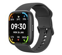 Ostark Reloj Inteligente con Alexa, Llamadas Bluetooth, Pantalla TFT-LCD 1.83" (240×284), Monitoreo de Salud 24/7, 100 Modos Deportivos, Resistente IP68, Compatible con Android e iOS(Negro)