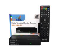 OSTARK Sintonizador TDT HD DVB-T2/C con HEVC H.265 - Graba en USB (PVR), WiFi, Para 2 Televisiones Simultáneas, Control Parental - 1080p Full HD B-M2EUROT2