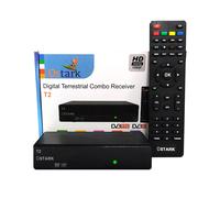 Ostark T2 HD TDT, TDT2 HD OUT SIN WIFI Receptor terrestre, DVB-C, DVB-T2, HVEC, H.265,Ostark Receptor terrestre Sintonizador, 1080P