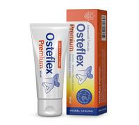 Osteflex Premium - Crema para el Dolor Articular, con Centella Asiática, Raíz de Bardana, Mentol y Aceite de Almendras, 80 ml