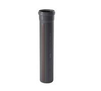 Ostendorf HTsafe HT-Rohr con manguito DN 110 mm 1000 mm, gris, dn 110 x 1000 mm
