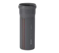 Ostendorf HTsafe HT-Rohr con manguito DN 110 mm 250 mm, gris