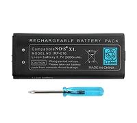 OSTENT 2000mAh Rechargeable Lithium-Ion Battery + Tool Pack Kit Compatible for Nintendo NDSiLL NDSiXL