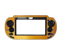 OSTENT Aluminum Metal Skin Protective Cover Case Compatible for Sony PS Vita PSV Color Gold