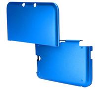 OSTENT Anti-Shock Hard Aluminum Metal Box Cover Case Shell Compatible for Nintendo 3DS XL LL Color Blue