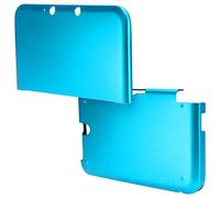 OSTENT Anti-shock Hard Aluminum Metal Box Cover Case Shell Compatible for Nintendo 3DS XL LL Color Light Blue
