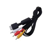 OSTENT AV Audio Vídeo Compuesto Cable Compatible para Sony PS1 PS2 PS3 Sistema Consola Videojuegos