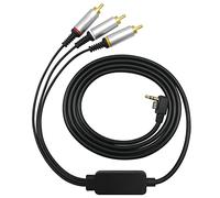 OSTENT AV Audio Video RCA Compuesto Cable Compatible para Sony PSP 2000/3000 Slim a TV