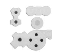 OSTENT Botón almohadilla de contacto de goma compatible para mando a distancia Nintendo Wii - Paquete de 5