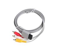 OSTENT Cable de salida de audio y vídeo AV Cable de salida compatible con el videojuego Nintendo Wii