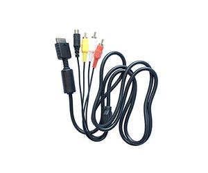 OSTENT Composito S-Video RCA AV Audio Video HD Cavo TV per Sony PS1 / PS2 / PS3 Console