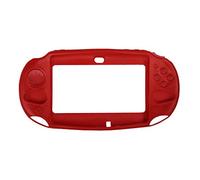 OSTENT Funda Protectora de Silicona Funda Blanda Funda Piel Compatible con Sony PS Vita PSV PCH-2000 - Color Rojo