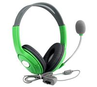 OSTENT Headset Headphone Earphone Microphone Compatible for Microsoft Xbox 360 Live Game Color Black