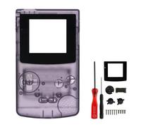 OSTENT Reemplazo Completo de la Cubierta de la Caja Shell de la Vivienda Compatible para la Consola de Color Gameboy Nintendo GBC - Color Claro Púrpura