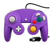 OSTENT Wired Shock Clásico Controlador Gamepad Joystick Joypad Compatible para Nintendo GameCube NGC Consola Wii Videojuegos Color Púrpura