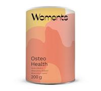 Osteo Health | 200g Polvo (Sabor Naranja) | Woments | Péptidos de Colágeno Marino, Creatina, Cúrcuma, Minerales: Magnesio y Vitaminas D3 y K2 | Huesos y Músculos | Movilidad