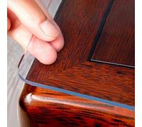 OstepDecor Protector Mesa Transparente 40 x 60 cm,2mm Protector Escritorio & Alfombrilla Escritorio, Mantel Transparente Mesa Rectangular, Anti-Deslizante, Impermeable, Resistente al Calor