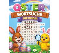 Oster Wortsuche Für Kinder: 50 einfache Rätsel mit Lösungen, Wörter nur senkrecht und waagerecht - Spaß ohne Frust!