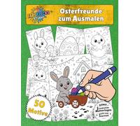 Osterfreunde zum Ausmalen - Ostermalbuch für Kinder von 3-8 Jahren: 50 süße Ausmalmotive mit Osterhasen, Küken & Ostereiern - einfache Motive mit ... zum Download (Freunde zum Ausmalen)