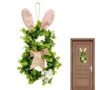 Osterkränze zur Dekoration der Vordertür - Künstlicher Landhaus Deko - Frühlingskranz für Die Eingangstür | Deko Für Wand Wohnzimmer Küche Garten Party Hochzeit