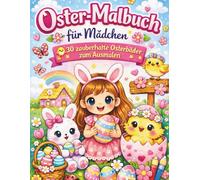Ostern Malbuch für Kinder: 30 niedliche Ausmalbilder mit Osterhasen, Küken und Frühlingsmotiven - Malspaß für Kinder ab 5 Jahren