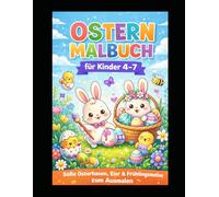 Ostern Malbuch für Kinder 4-7: Süße Osterhasen, Eier & Frühlingsmotive zum Ausmalen: Ostern Malbuch für Kinder 4-7: Süße Osterhasen, Eier & Frühlingsmotive zum Ausmalen