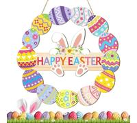 Ostertürschild Frohe Ostern Zeichen - Ostern Willkommenszeichen | Saisonales Willkom decoration für Mantelregale Fenster Wandtreppe