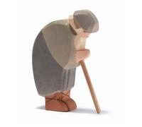 Ostheimer, Pastor Doblado Con Bastón, Juguete, Figura De Madera