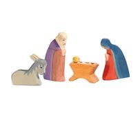 Ostheimer Sagrada Familia 5 Piezas Figuras de Madera Del Belén 4040-5 Navidad