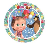 Ostia - Ostia para decoración y tartas con temática Masha y oso de discos comestibles (12)