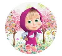 Ostia - Ostia para decoración y tartas con temática Masha y oso de discos comestibles (15)